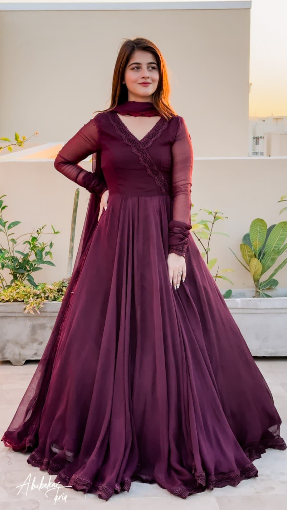 Plum Majesty Frock