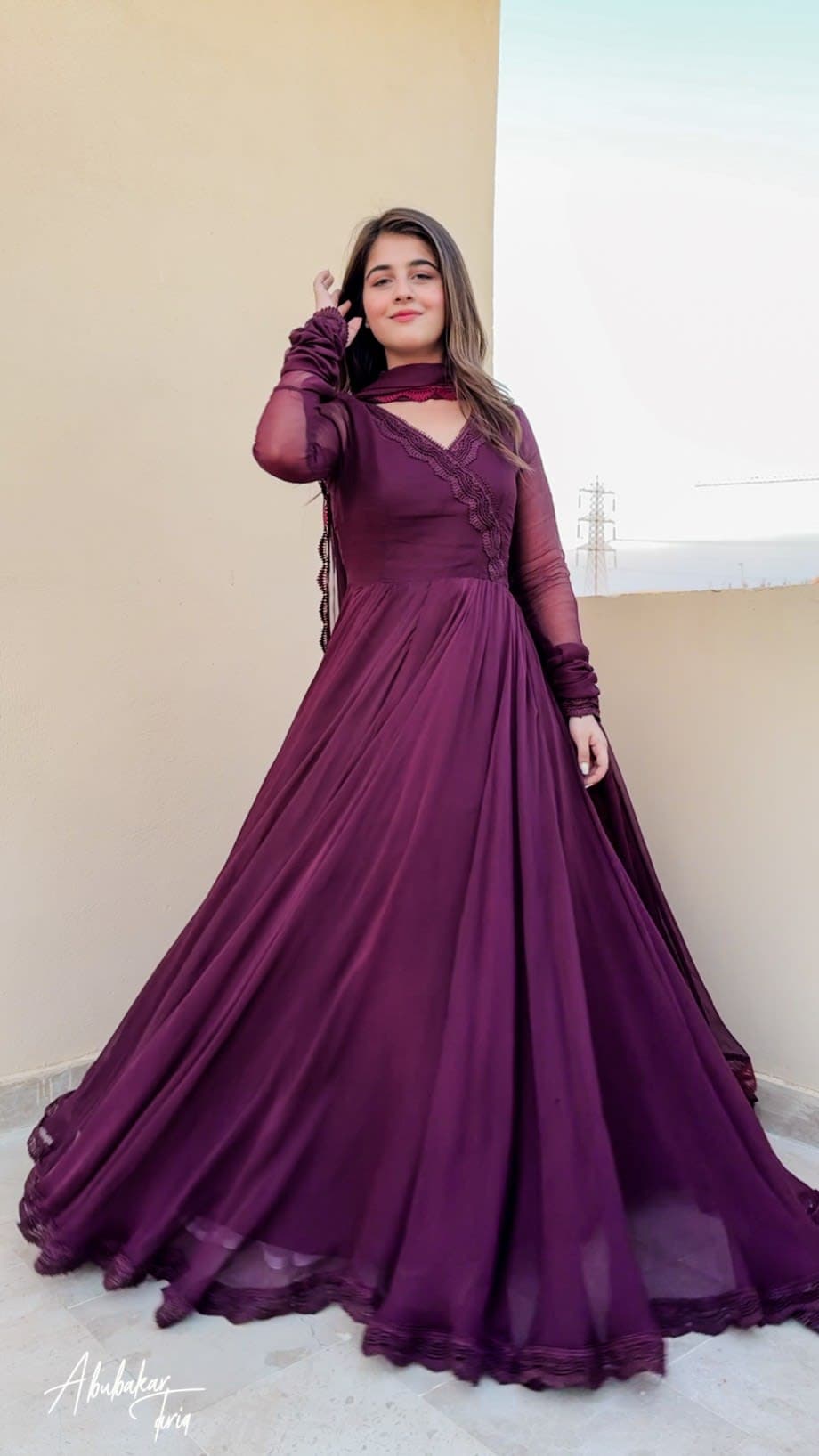 Plum Majesty Frock