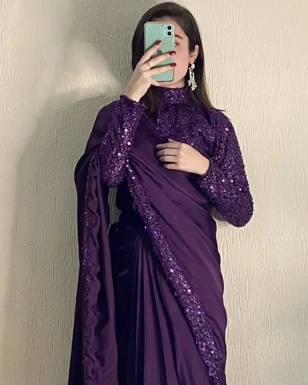 Royal Amethyst Saree