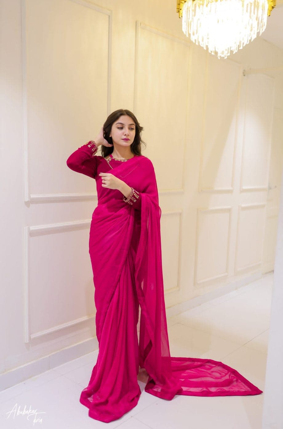 Fuchsia Royale Saree