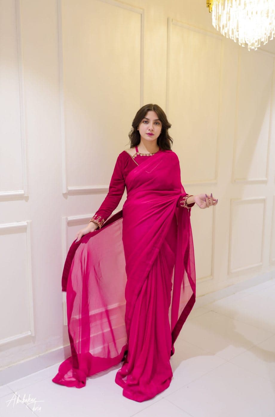 Fuchsia Royale Saree